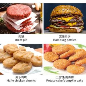 Thermal Processing Burger and Potato Patty Making Machine with Advanced