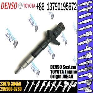 China Injector 295900-0280 295900-0210 2367030450 23670-30450 for Toyota Hilux 2KD-FTV Euro V on sale