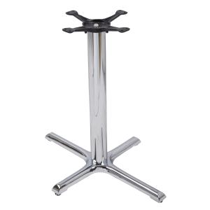 China 1107 Modern fashionable CHROME steel pedestal table base Aluminum Table legs on sale
