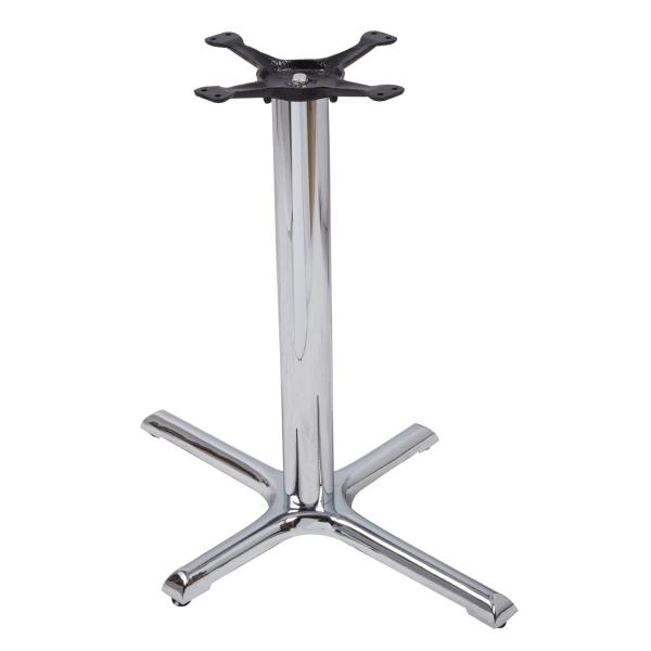 Quality Commercial Aluminum Table Legs Mirror Color ​ 28"/41" Height For Restaurant Table wholesale