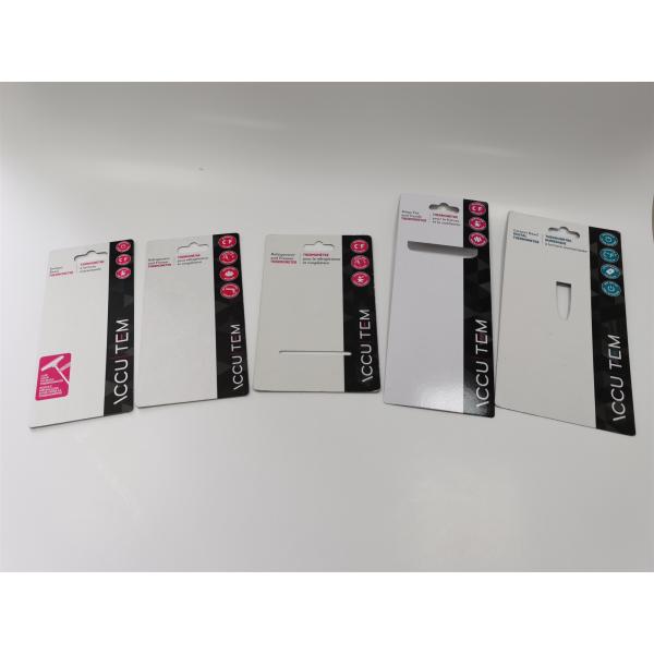 Custom Poster Printing Thermoforming Plastic Blister Card Packaging for Makeup Brush Elastic