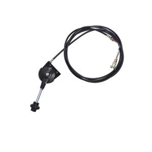 Hand Joystick Control With A Push-Pull Cable System