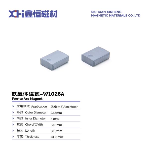 Quality Ultra High Performance Permanent Magnet Ferrite For Household Fan Motors W1026A wholesale
