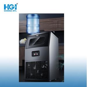 Vertical Stainless Steel Cubic Home Ice Maker Manual Digital Smart
