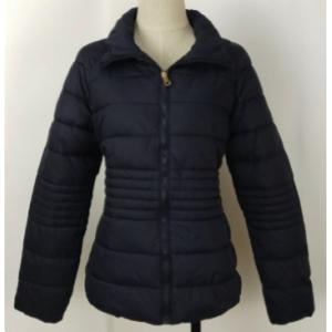 Durable Ladies Light Padded Jacket , Short Padded Coat Womens With Elastic Waist