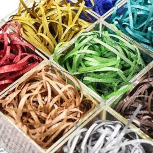 Flashing Shining Raffia Paper Shreds Gift Packing Shredded Packaging Filler