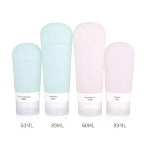 Squeezable Silicone Travel Bottles Set With Suction Cup
