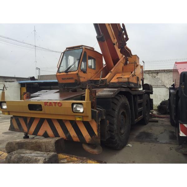 Quality Used KATO original color rough terrain crane KR-25H-IIIL 25ton for sale wholesale