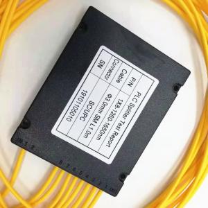1X8 Single Mode SC/UPC ABS Box G657A1 Fiber Optical PLC Splitter