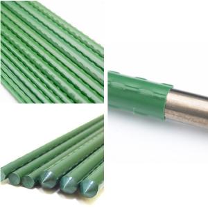 plastic coated steel tomato stakes with antiskid surface and pointed end