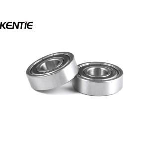 SS 304 Closed 6000ZZ Single Row Deep Groove Ball Bearing Compact Structure