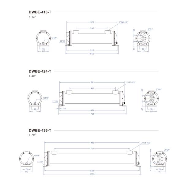 Customize Shell and tube heat exchanger industry oil cooler for Hydraulic System