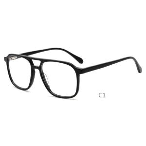 4 Colors Acetate Frame Optical Glasses Large Square Non Prescription
