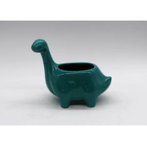Cheap Home Ceramic Tea Coffee And Sugar Canisters Blue Dinosaur Shape Table Decoration for sale
