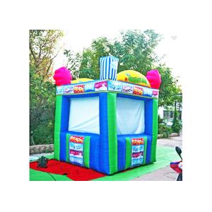 Cheap Portable Inflatable Deco Candy Booth 210D Coated Oxford Material EN14960 Certificated for sale