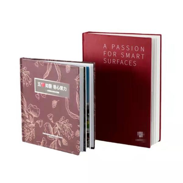 Customized Hardcover Book Printing with Round Corner High Grade Natural Paper