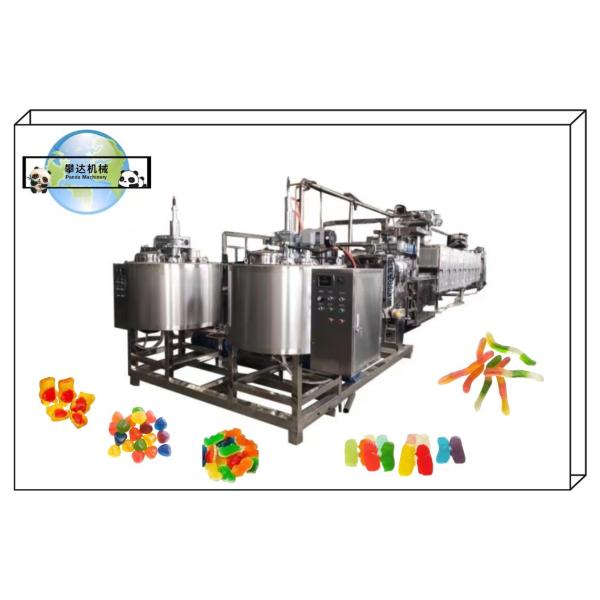 Soft Candy Gummy Production Line Gummy Bear Machine 600KG/H 450KG/H 300KG/H