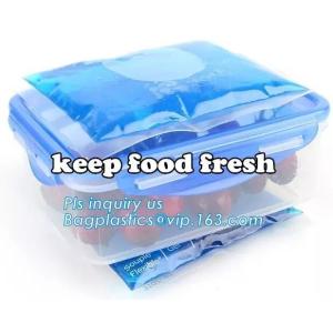 Liquid and fruit fresh keeping ice bag pack, bagged ice storage box for fresh