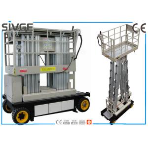 Warehouses Self Propelled Elevating Work Platforms 6m For Two Persons