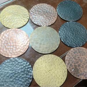 Hammered Metal Sheet 304 316 Black Stainless Steel Sheet Cladding Ripple Shape