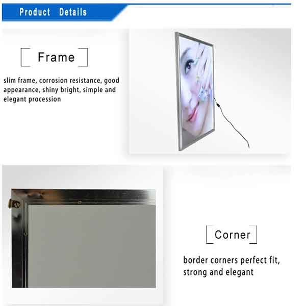 Waterproof LED MUPI Single Side Advertising Light Box 9000-10000K 50000h Life Span