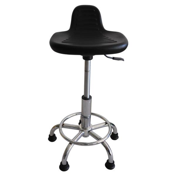 Cleanroom Backless ESD Stool with Anti-Static Casters