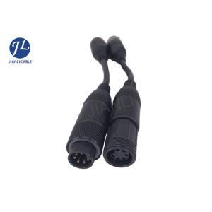 Heat Resistance Waterproof 6 Pin Extension Cable For Car Rear View Camera System