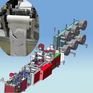 N95 Disposable Face Mask Machine Easy Installation High Speed Eco Friendly