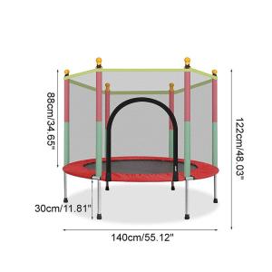 122x140cm Indoor Kids And Adults Mini Mesh Trampoline