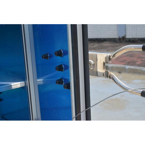 Enclosed Utility Cart-Rear Cargo Box With 48V Trojan Battery for Long Range and High Climbing Capacity