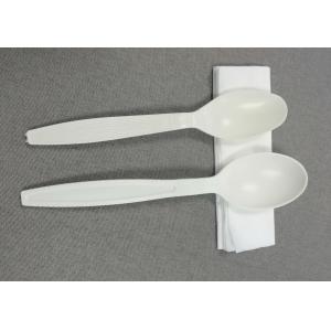 5.5/6/6.6 Inch Biodegradable Corn Starch Spoons Eco Friendly Durable And Heat