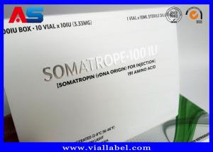 China Somatropin Bodybuilding Hcg Tablets Custom Pill Box / Medicine Carton Box on sale