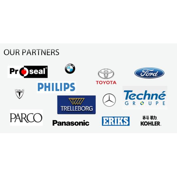 20SHA-90SHA Custom Rubber Parts Molded Buna Silicone Ozone Resistance