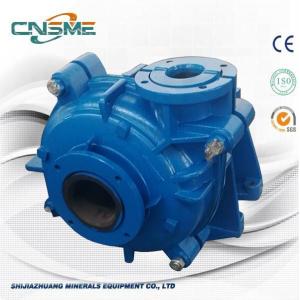 Blue Color Rubber Lined Slurry Pump For Mining And Minerals With Rubber Impeller