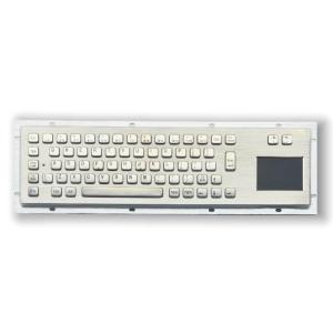 IP65 Industrial PC Keyboard Stainless Steel With Full Functional 2 Keys Touch