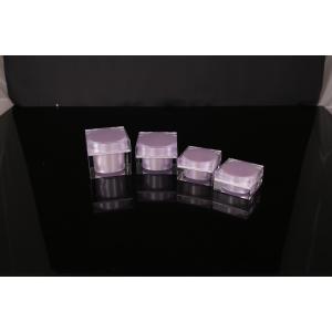 hand lip crystal pump empty square white Screen Printing Airless 30ml Cosmetic