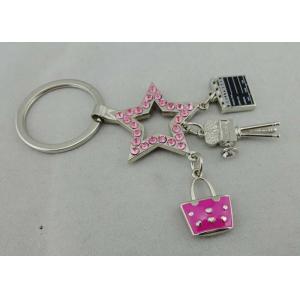 Zinc Alloy Promotional Keychain , Nickel Plating Hollywood Key Chain