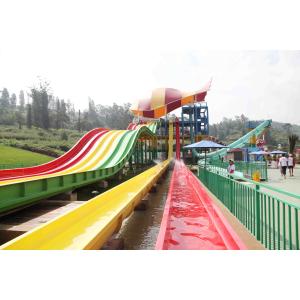 General Water Park Custom Rainbow Water Slides High Speed Adult Plastic Water