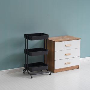 ISO Rolling Organizer Cart 3 Tier Storage Trolley On Wheels