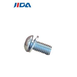 M6 x 12.6mm Grade 8.8 Hex Washer Screw Flat Round Head Allen Bolt