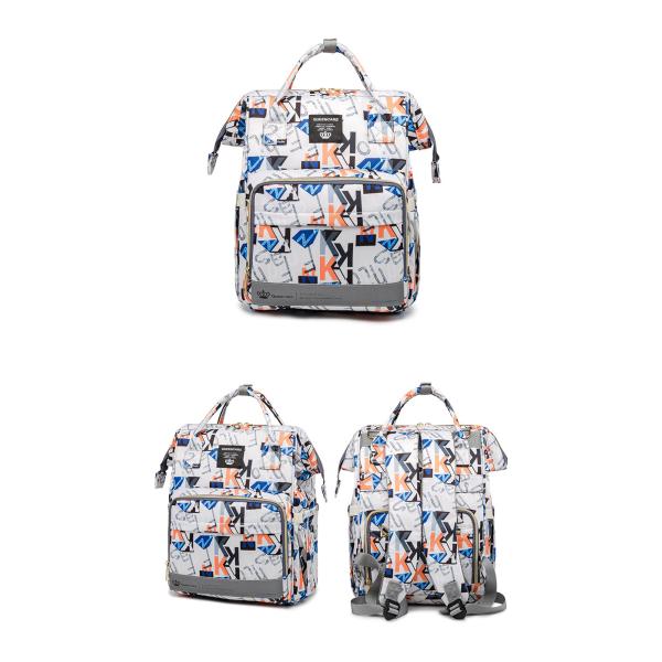 Factory Hot Sell Mommy Outdoor Travel Baby Diaper Bags Large Capacity with Kids Stroller Strap Backpack for Mom Mochila