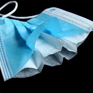 CE Elastic Earloop 3 Ply Non Woven Face Mask Disposable