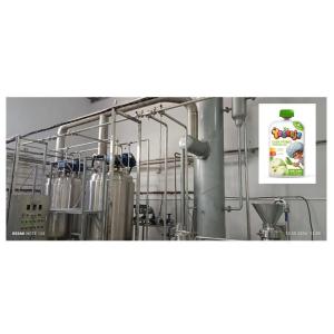 1000kg/H Apple Juice Fruit Processing Line / Automatic Fruit Puree Pulp Juice