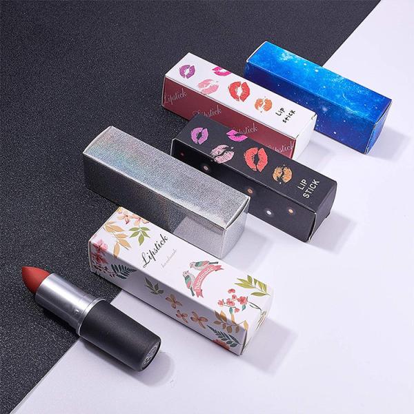 Quality Custom Logo Printed Makeup Lip Gloss Lipstick Small Cardboard Cosmetic Packaging Boxes wholesale