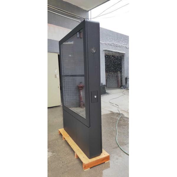 55 Inch Vertical Lcd Advertising Outdoor Dual Screen Digital Totem Outdoor LCD Digital Sign Board