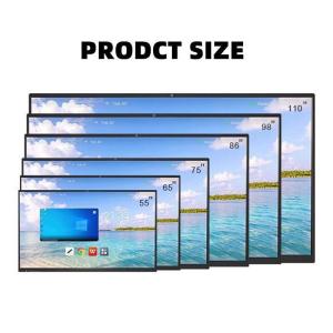 75" Android14.0 APPs Interactive Touch Screen Presentation Board LCD Style For