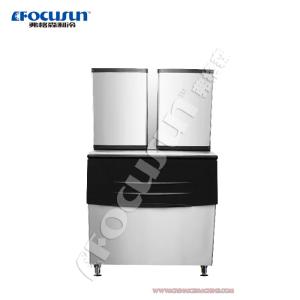 Commercial Cube Ice Maker Machine with Transparent Design and Automatic