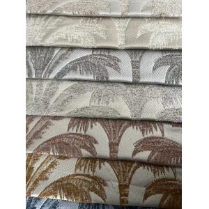 Polyester Chenille Luxury Curtain Fabric Breathable With Woven Technics