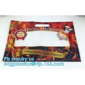 Slider Resealable Zipper, Doypack, Roast Chicken Stand Up Pouch With Vent Hole,