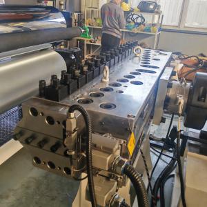 1220mm Sheet Width Plastic Board Machine with Full Intermeshing Engagement